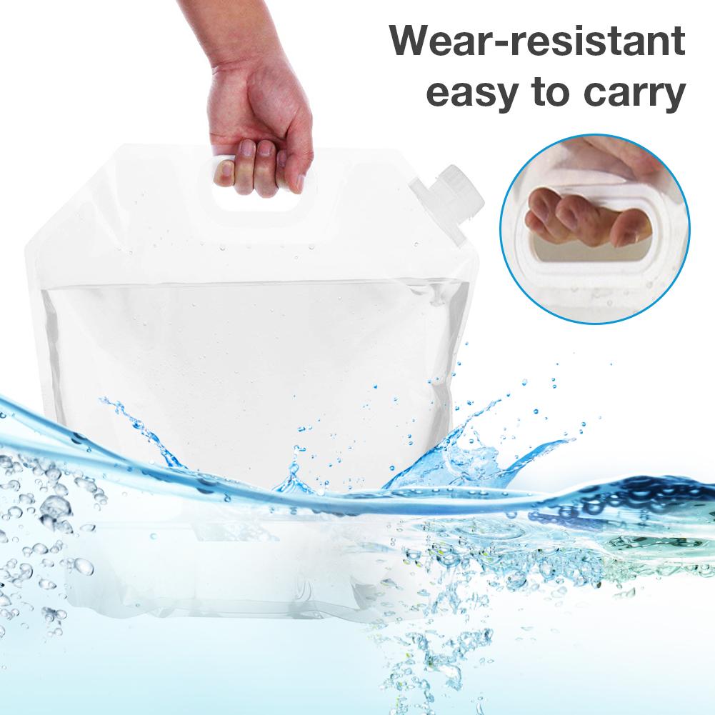 Outdoor Water Storage Bag Portable Water Bag Food Grade Camping Mountaineering Water Container Foldable Kettle For Hiking