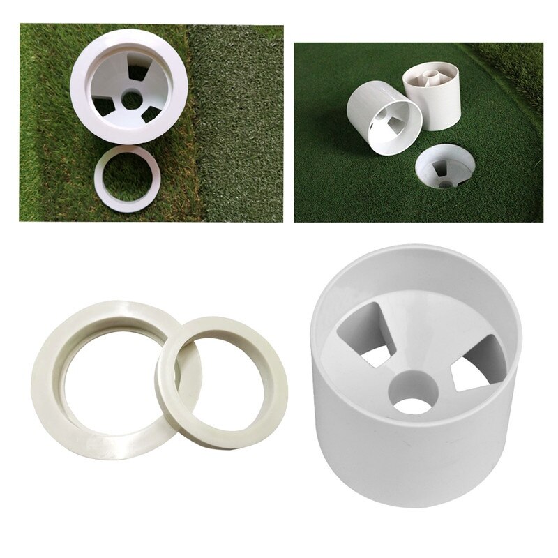 Golf Training Aids Hole Cup Putting Trainer Golf Swinging Training Tool Backyard Practice Chipping Golf Putt Green Hole Cup