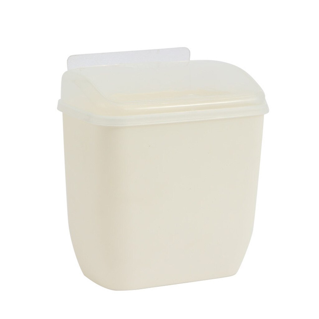Waste Bin Kitchen Cabinet Door Hanging Trash Bin Trash Can Wall Mounted Trashcan for Bathroom Toilet Waste Storage#T2: Default Title