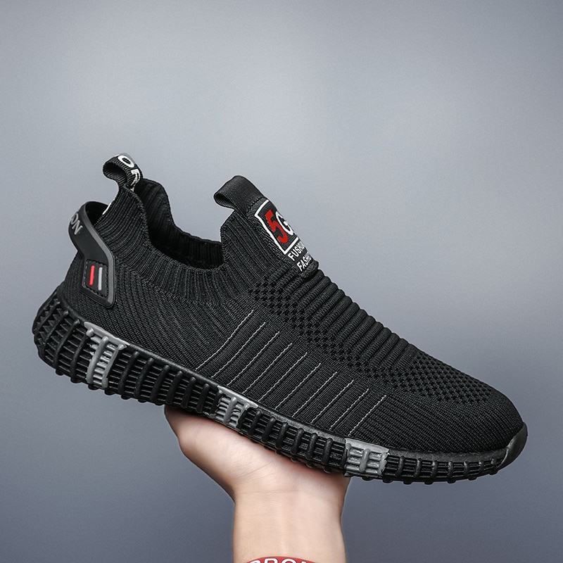 Mænd sneakers tenis sommer åndbare mandlige fodtøj mesh sko til mænd snøre vandre afslappet sko udendørs