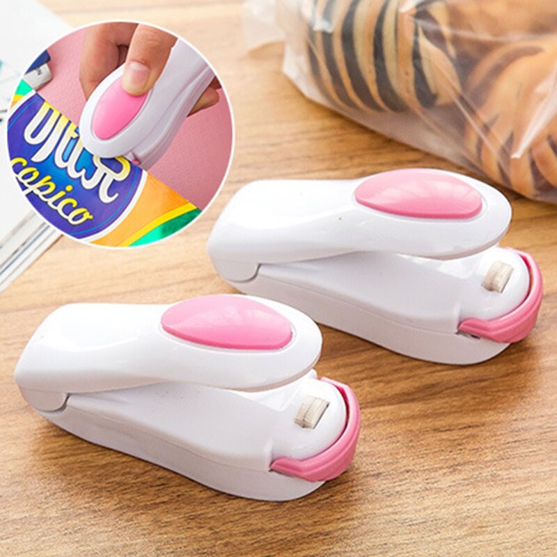 Mini Lebensmittel Versiegelung Tragbare Wärme Vakuum Versiegelungen Kunststoff Versiegelung Vakuum Tragbare Küche Werkzeug Zubehör Mini Tasche Versiegelung