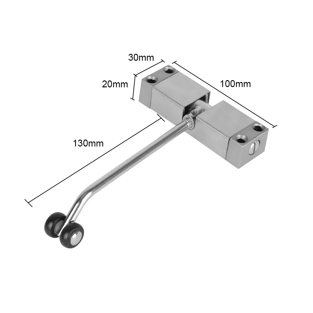 Durable Furniture Door Hardware Automatic Spring Door Closer Adjustable Stainless Steel Door Closing Device Security Lock
