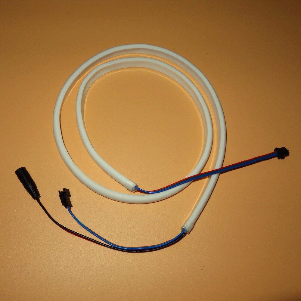 1m DC5V SK6812-RGBW(cool white) 144pixels/m addressable led neon pixel light,RGB full color;waterproof in milky tube;IP66