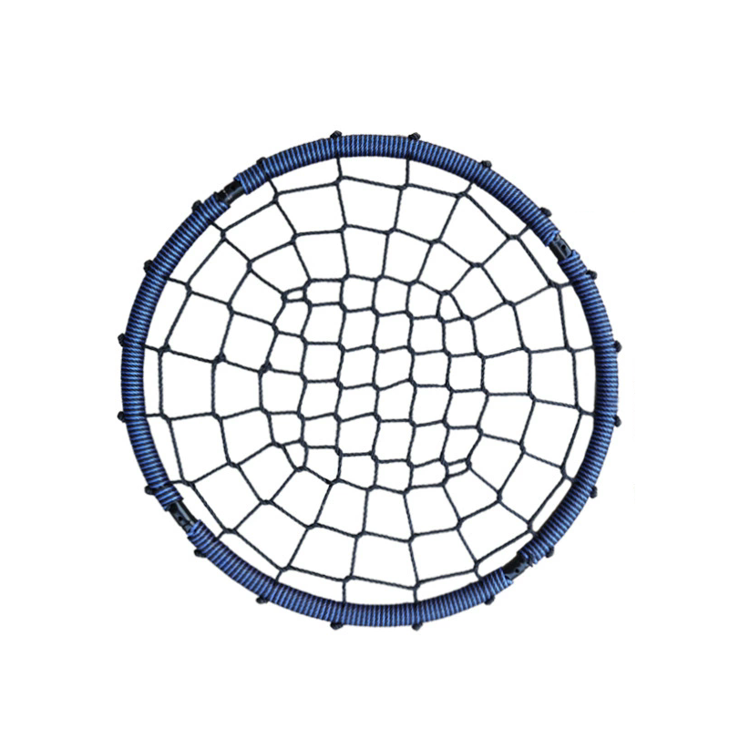 Diameter 100cm runda näste repgunga inomhus utomhus nät rep stoutgunga hängande stol klättring motionsshake