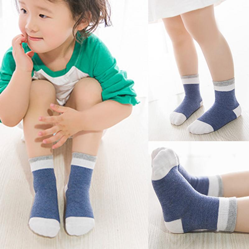 5 paare/paket Herbst Unisex Baby Jungen Socken Kinder Socke Baumwolle Kinder Mädchen Socken 0-6Y