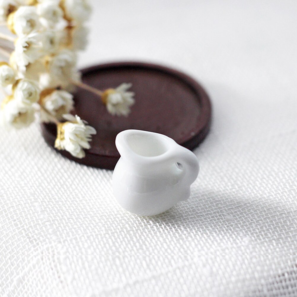 3pcs Miniature Porcelain Sauce Jugs Mini White Jug... – Vicedeal