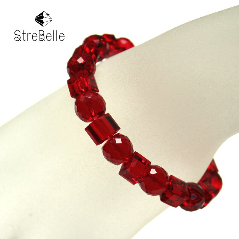 StreBelle Crystal Bracelets For Women Wedding Party Jewelry 3A9N15