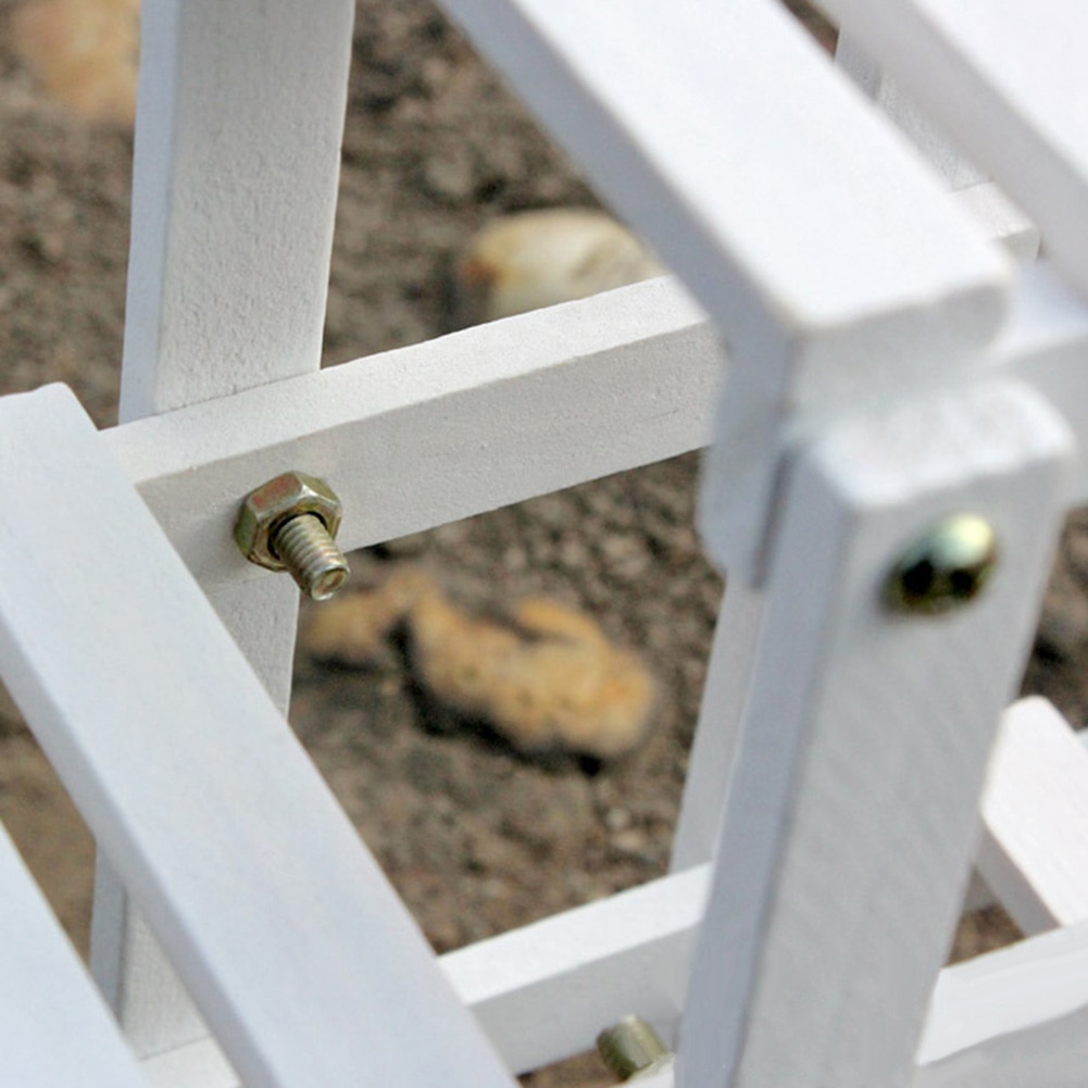 White 3 Tier Wooden Plant Stand Display Wood Tiered Succulent Planter Stand Damp-proof Indoor Outdoor Home Office Decorative