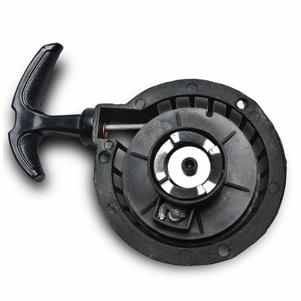 Pull Start Starter BLACK Alloy 47cc 49cc Mini Kids Pocket Quad Bike ATV