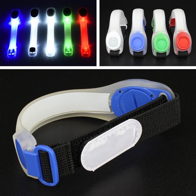Nacht fietsen hardlopen led licht armband 8 kleuren reflecterende veiligheidsband sportband waarschuwingsarm outdoor veiligheidsband reflecterend  b2 n 8