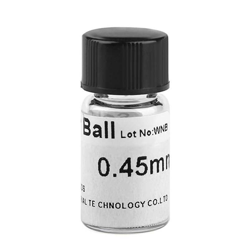Bga reballing baller 0.2/0.25/0.3/0.35/0.4/0.45/0.5/0.55/0.6/0.65/0.76mm sn63/pb37 loddeball for bga reballing sjablong: 0.45