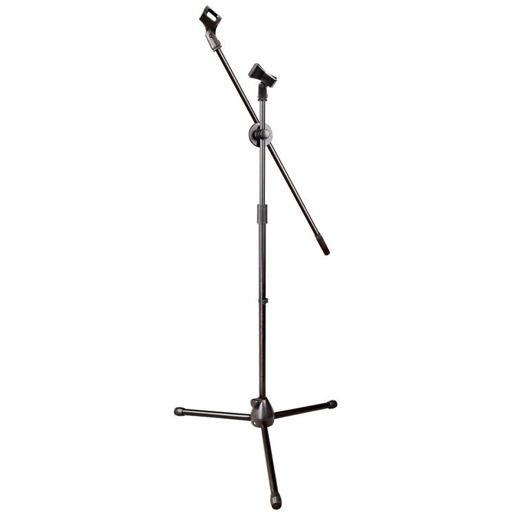 MS-017 Flexible Stage Microphone Stand Tripod Floor Microphone Stand Radio Microphone Stand: Default Title