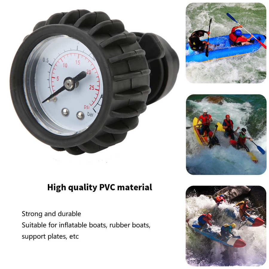 Opblaasbare Boot Barometer Rubber Kajak Boot Rubberboot Luchtdrukmeter Meting Druk Gauge Meten