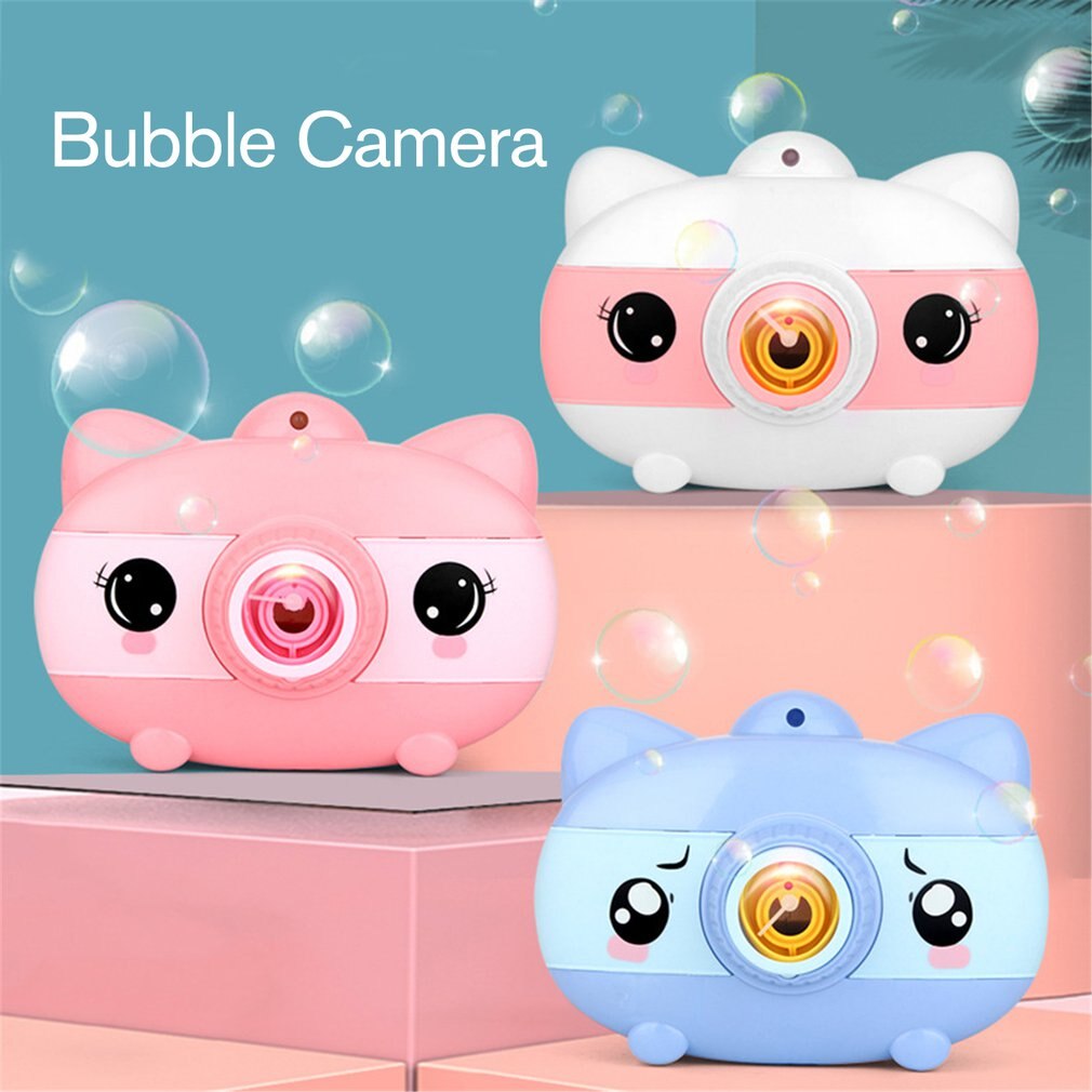 Bubble Camera Blower Machine Elektrische Muziek Knipperlicht Bubble Machines Automatische Camera Vorm Bubble Speelgoed