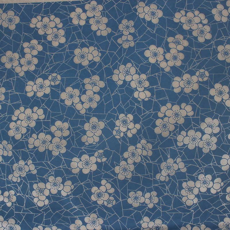 Papier de transfert d'argile poterie, céramique, 16 pièces papier de glaçage fleur, applique en porcelaine bleu et blanc 54x3: 5pcs 2