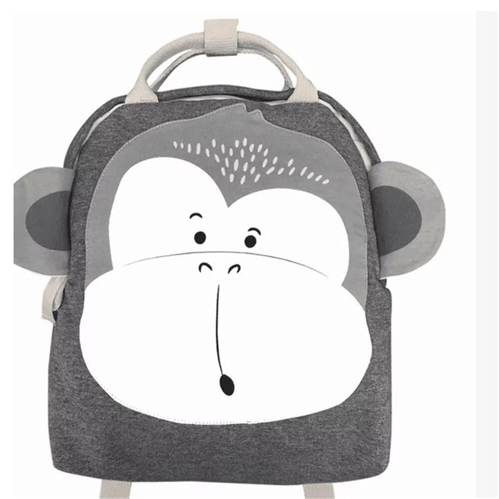 Sac à dos pour enfants, animaux, sac d&#39;école pour garçons et filles en bas âge, maternelle, dessin animé lapin papillon: monkey