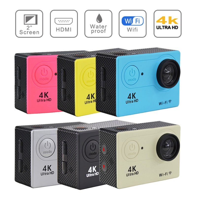 H9 Ultra Hd 4K Actie Camera 30M Waterdichte 2.0 'Scherm 1080P Camera Go Extreme Pro Cam groothoek Outdoor Rijden Recorde