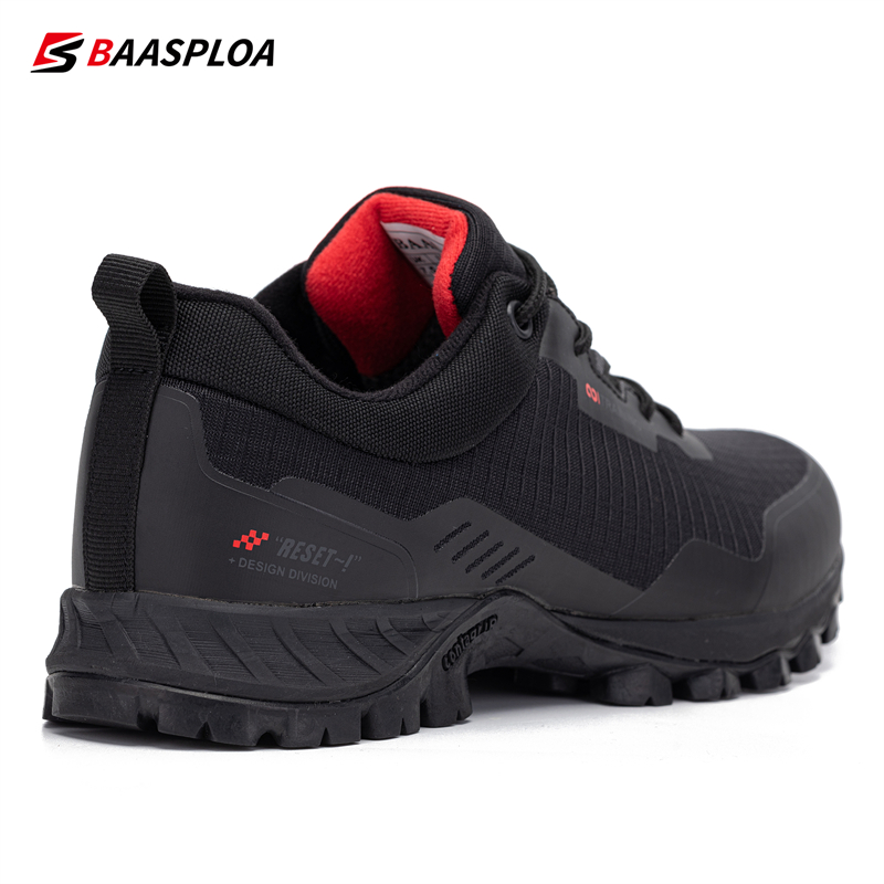 Baasploa Herren Wanderschuhe lässig Ich bin Freien rutsch feste verschleiß feste Turnschuhe männliche wasserdichte bequeme Wanderschuhe