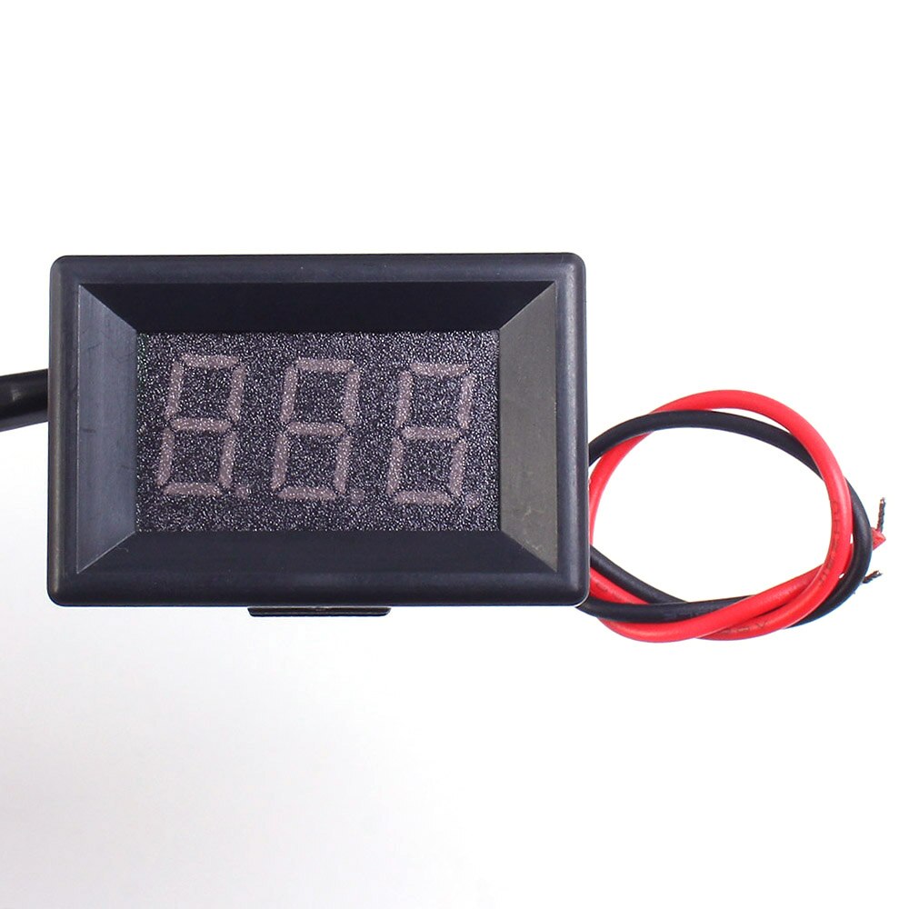 0.36 Inch Red Blue Digital DS18B20 Thermometer Waterproof LED Display Temperature Sensor Meter Tester DC4-28V -55~125 Celsius