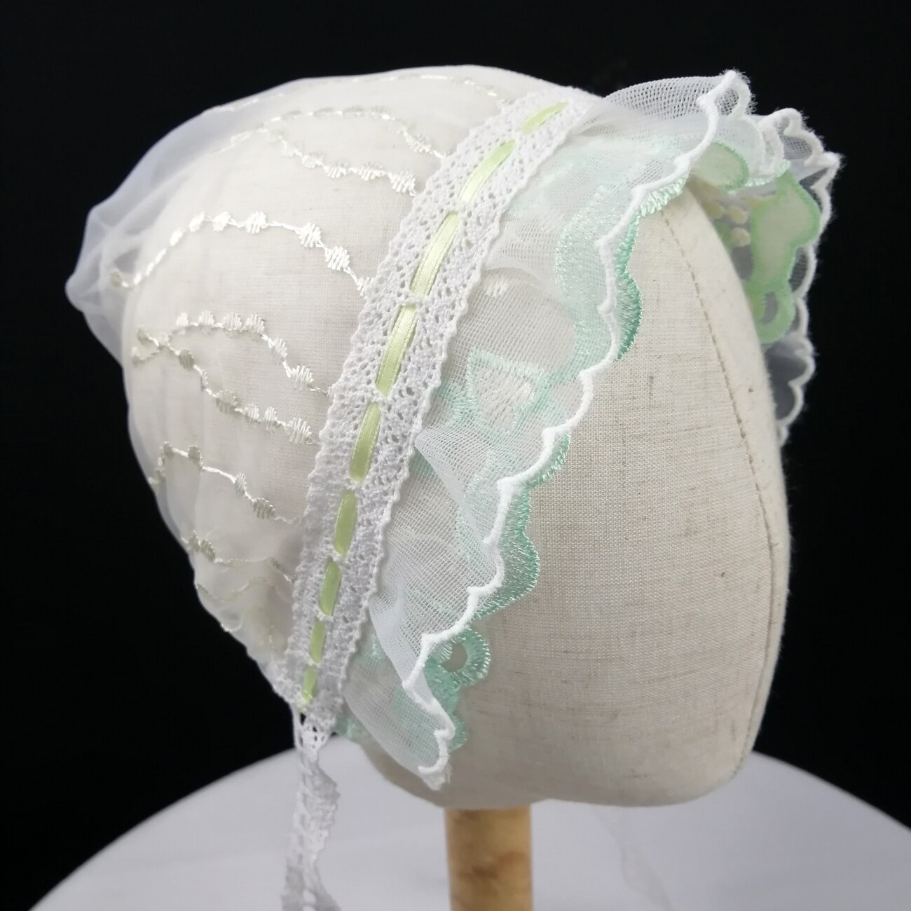 Lolita lace Spanish Princess Maid hats baby photography props toddler girls kids hat bonnet turban: 1002