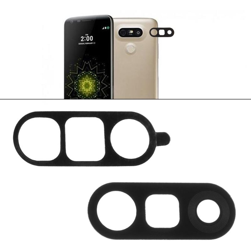 Back Camera Rear Glass Lens Cover Replacement With Adhesive Sticker For LG G5