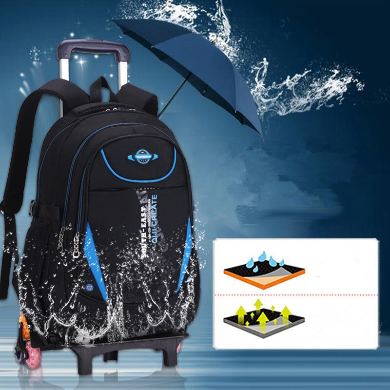 Afneembare jongens trolley rugzak schooltas kinderen orthopedische rugzak meisjes schoolrugzak kinderen reistas mochila infantil
