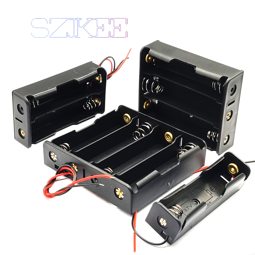 18650 Battery Box 18650 Battery Holder 1/2/3/4 18650 Storage Box 18650 Case Series Connection 18650 Battery Box In Series