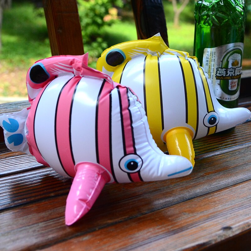 2pcs Seafood Inflatable Sea Animals Tropical Fish Adornment Animal Toys Bath Water Colorful Pvc The Kindergarten Toy Child