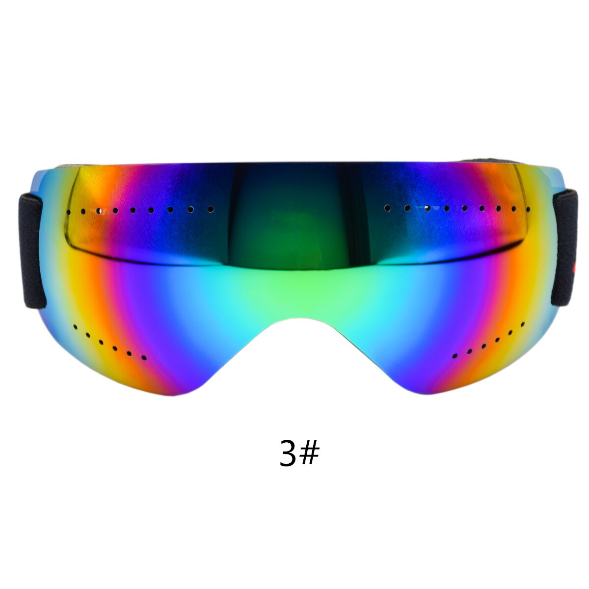 Heren dames unisex skibrillen  uv400 anti-condens skibrillen winter winddicht snowboardbrillen skibrillen snowboardbrillen: Groen 3 multi