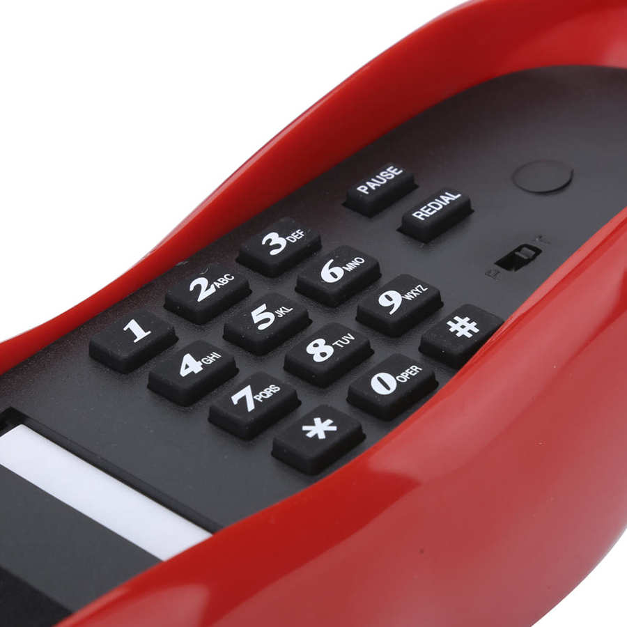 WX-3016 Fashionable Funny Home Lip Telephone Number Storage Function with US/UK Wiring Telephone telefono fijo cordless phone