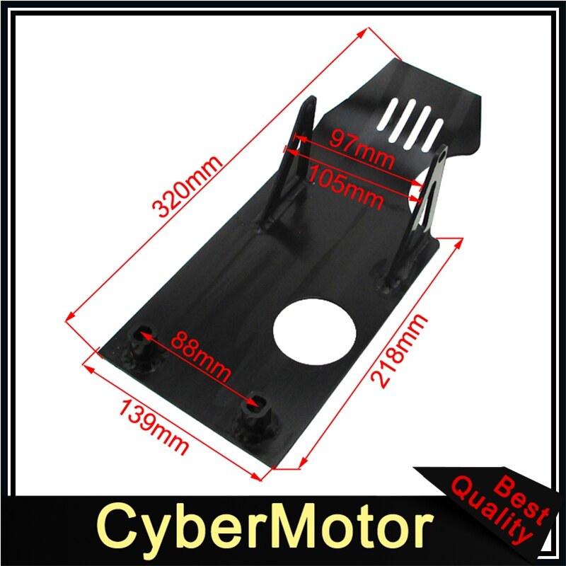 Aluminum Engine Skid Plate For Dirt Pit Bike XR50 CRF50 50cc 70cc 90cc 110cc 125cc 140cc Lifan YX SSR YCF GPX SDG