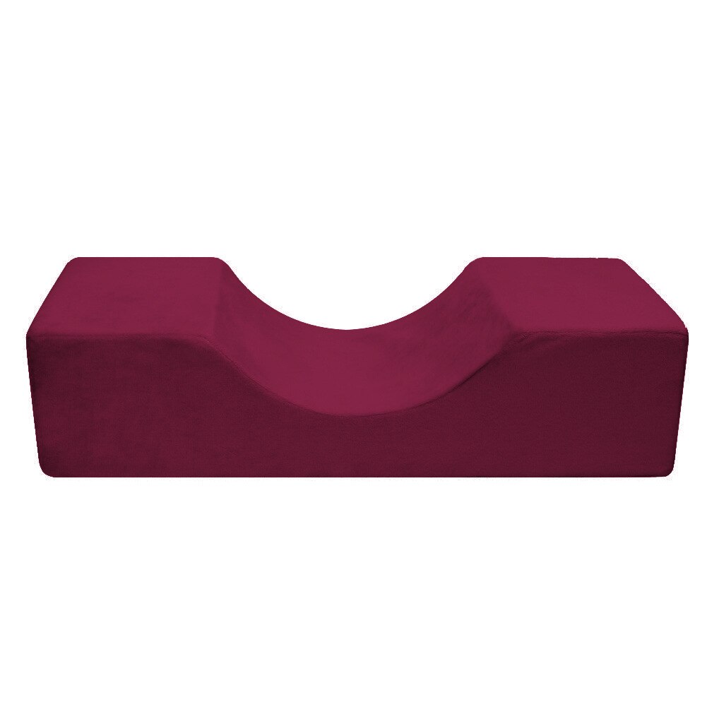 Peitsche Kissen Nacken Unterstützung Wimpern Weiche Kissen Pfropfen Wimpern Erinnerung Schaum Wimpern Verlängerung Kissen Mit Tasche machen-hoch Salon: Wein rot