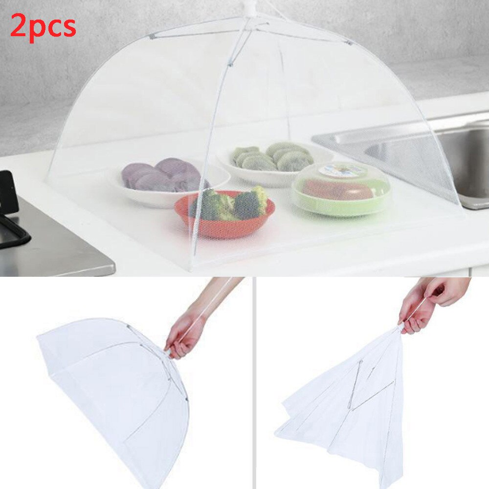 Stor pop-up mesh skærm beskytte mad dække mesh skærm mad dækker telt kuppel netto paraply picnic mad beskytter