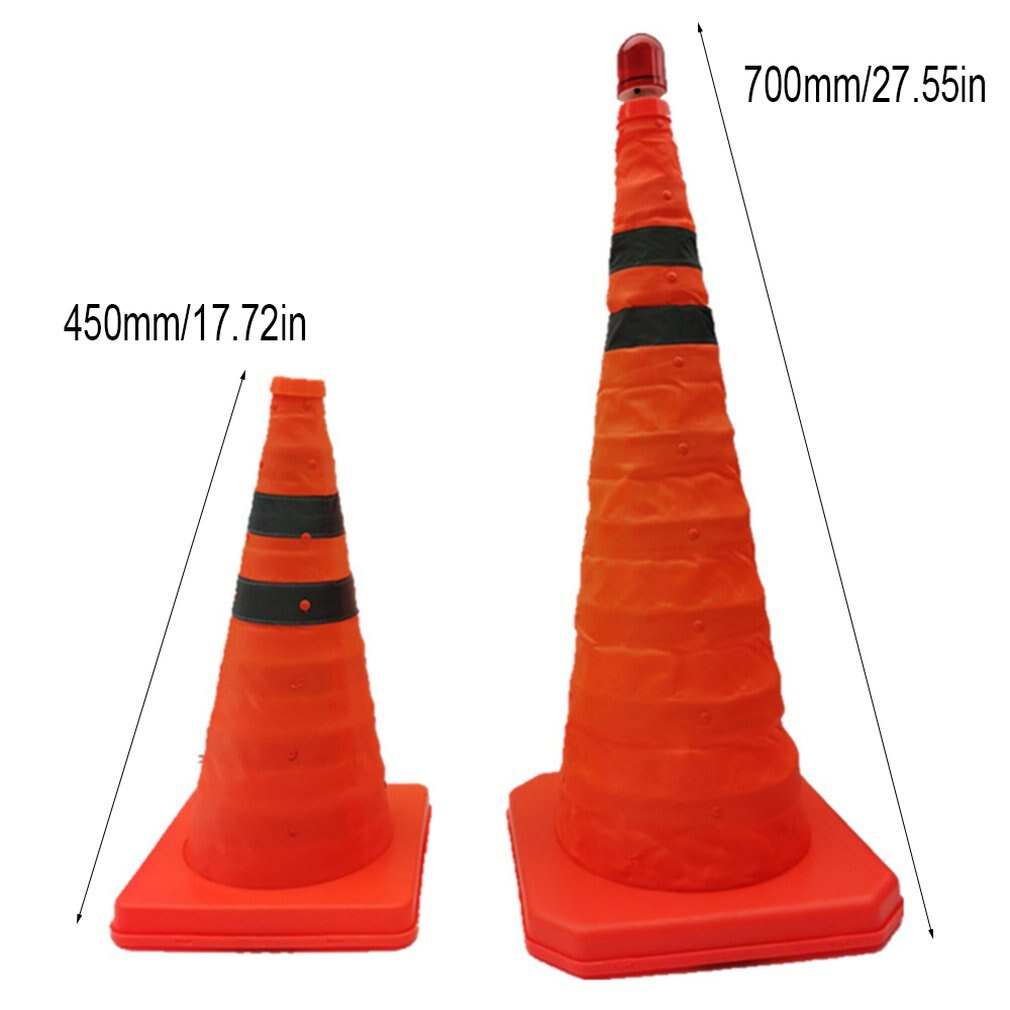 Opvouwbare Driehoek Emergency Waarschuwing Road Flasher Waarschuwing Driehoek Borden Reflecterende Veiligheid Sport Uitschuifbare Kegel