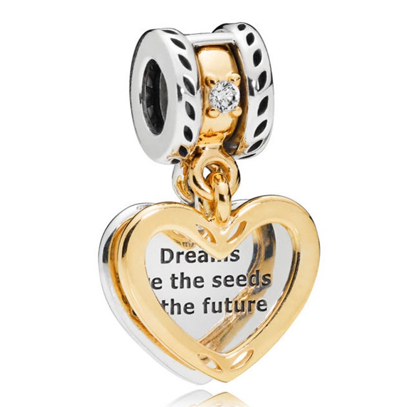 Äkta älskade mamma kärlek gör en familj frön av framtiden hänge pärla 925 silver berlock passar armband gör-det-själv smycken
