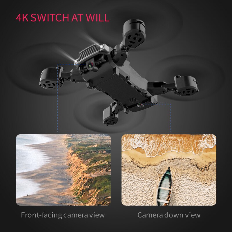 K2 Dual Camera Gps Drone Fixed Height Quadcopter Long Endurance Folding Drone Hd 4k Aerial Remote Control Aircraft Toys For Girl