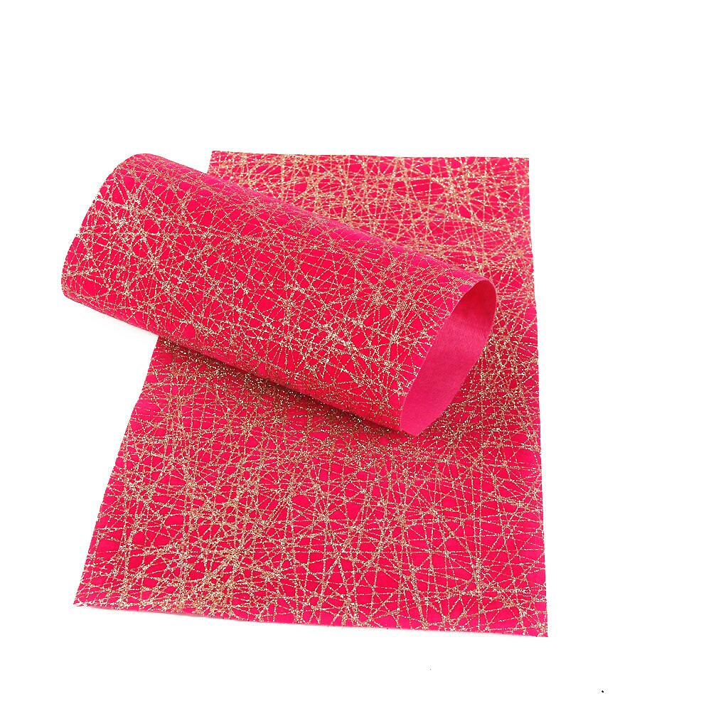 20*33cm geometriske høyhælte sko mønstre trykt glitter kunstskinn stoffark, gjør-det-selv håndlagde materialer ,1 yc 3442: 1061338004