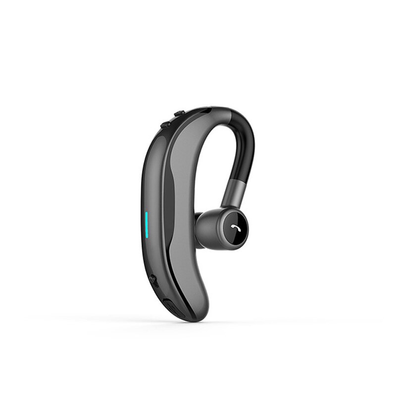 Wireless Bluetooth Earphones Stereo Headset 170mAh Single Handsfree with Microphone Business Bluetooth Headphones For Driving: Gray