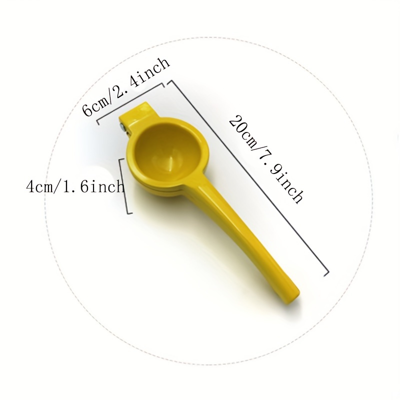 1pc Premium Metal Lemon Squeezer, Citrus Juicer, Manual Press For Extracting The Most Juice Possible