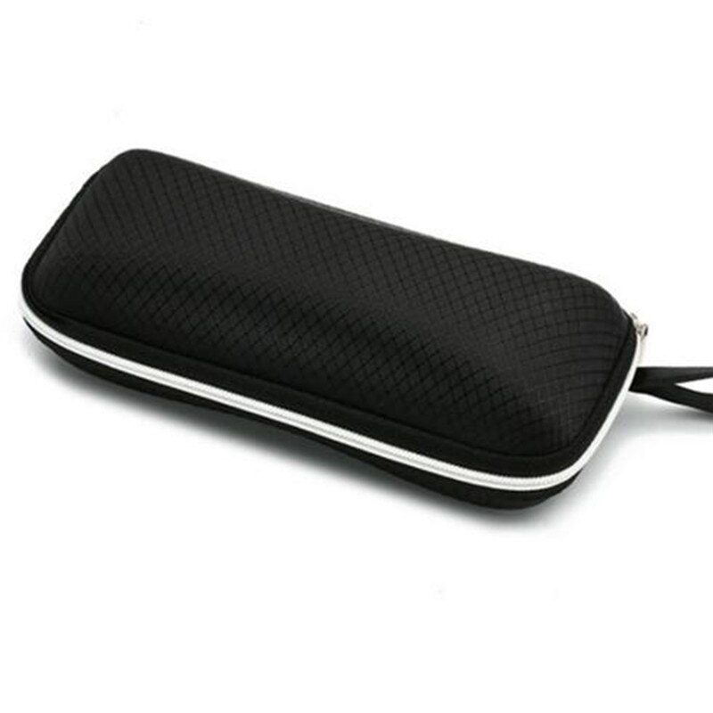 Mænd kvinder briller etui briller solbriller boks hårdt beskytter rejse pack pose briller etui sort bærbart briller tilbehør: B