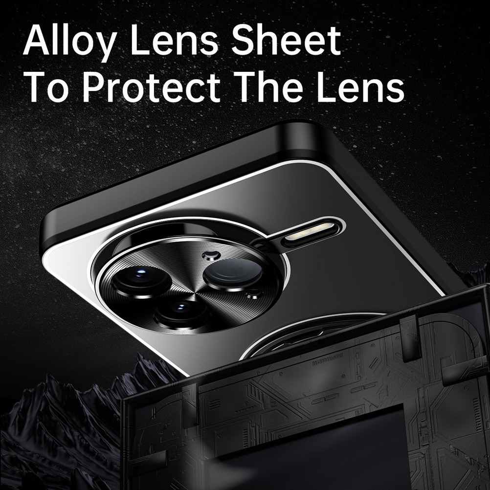 Aluminum Alloy Sandblasted Back Plate Holder KickStand Case For Poco F7 Ultra POCO F7 Pro Poco F5 Pro Camera Protect Cover