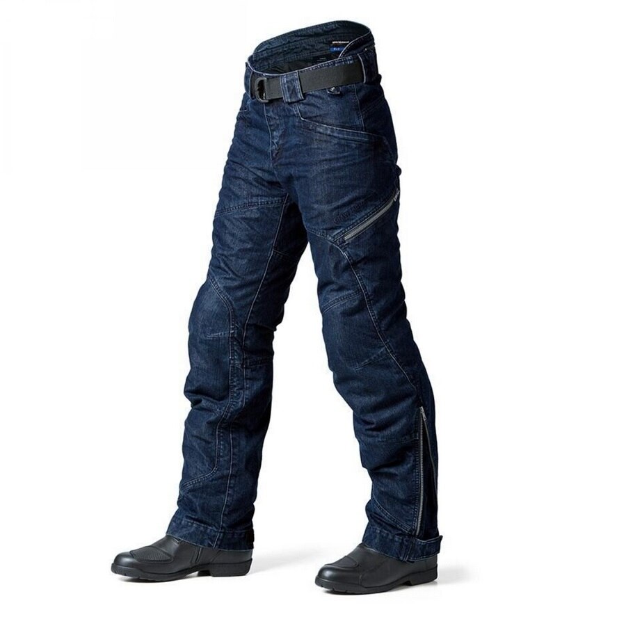 bleu moto loisirs GS jean tout-terrain en plein air jean cyclisme pantalon 2 pièces protéger équipement GP PRO moto pantalon