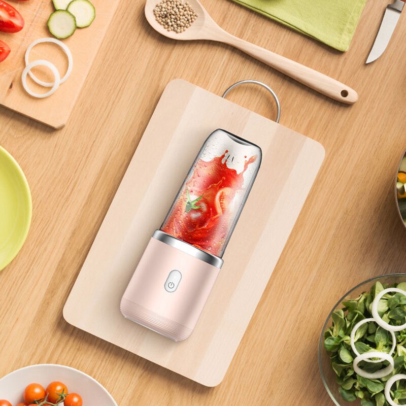 Kitchen 6 Cutter Mini Portable Juicers Mixer Fruit Smoothie Blender For Machine Food Processor Maker Juice Extractor with Cover