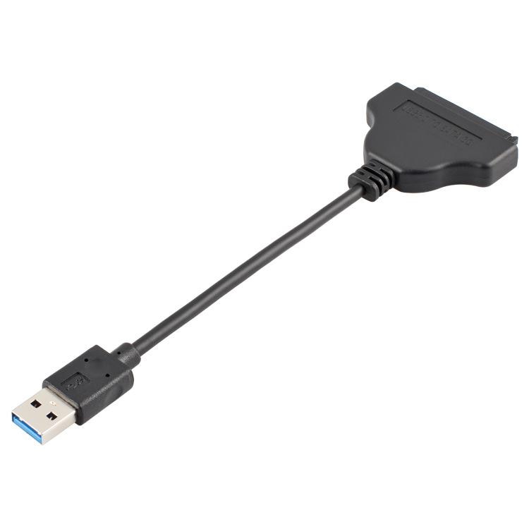 USB 3.0 to Sata adapter converter cable 7+15P Connecting 2.5 Inch IDE HD with ABS Shell for 2.5" sata HDD SSD