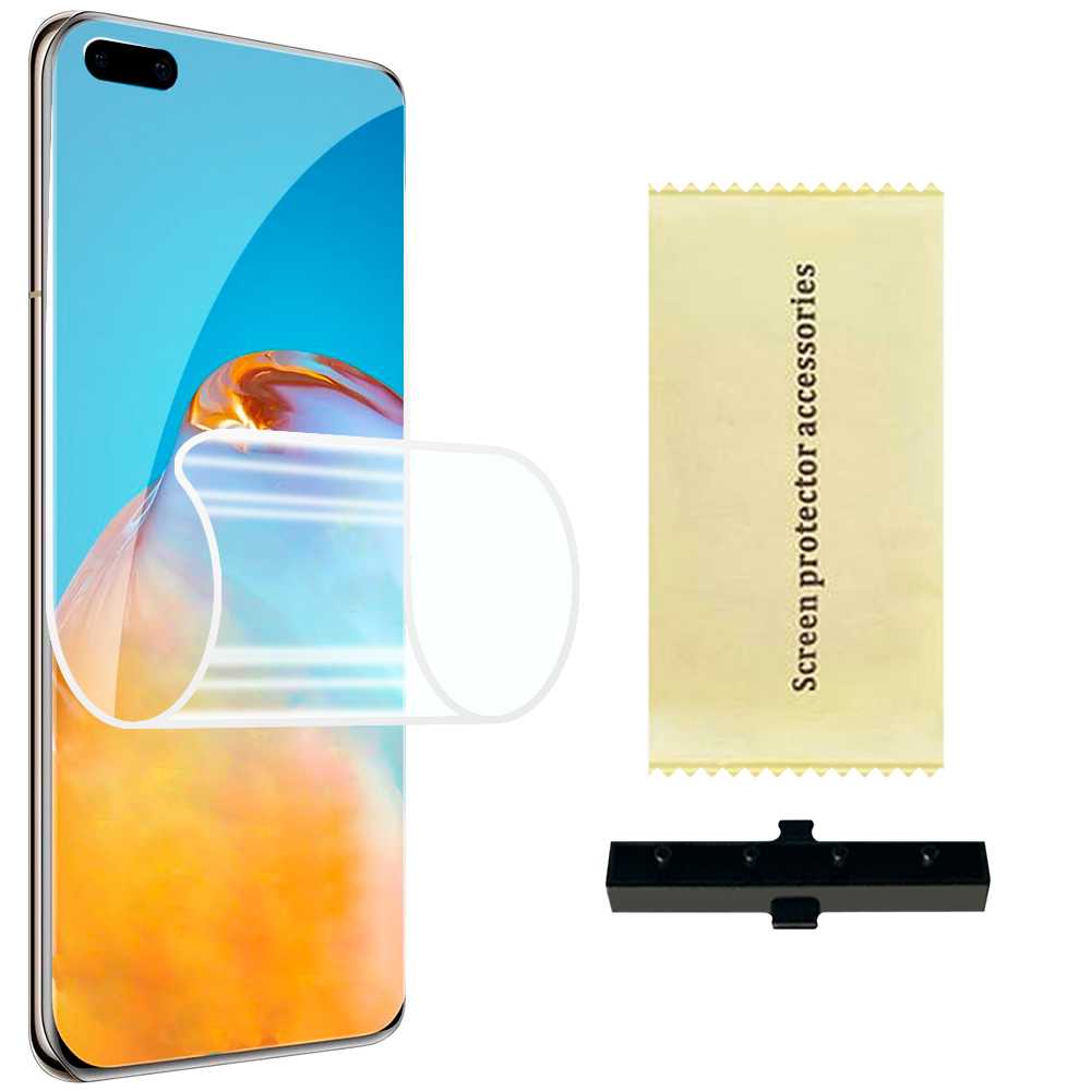 Screen Protector Hydrogel Flex Film Voor Huawei P40 Pro Volledige Cover Dekking Ultra Slim Tpu Beschermende Self Healing