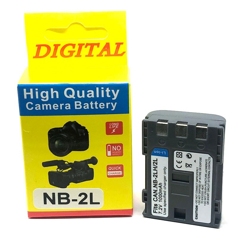 NB-2L NB-2LH NB 2L 2LH 2L14 BP-2L5 Battery For Canon S30 S50 S55 S60 S70 S80 G7 G9 DC310 DC320 DC330 Rebel XT XTi EOS 350D 400D