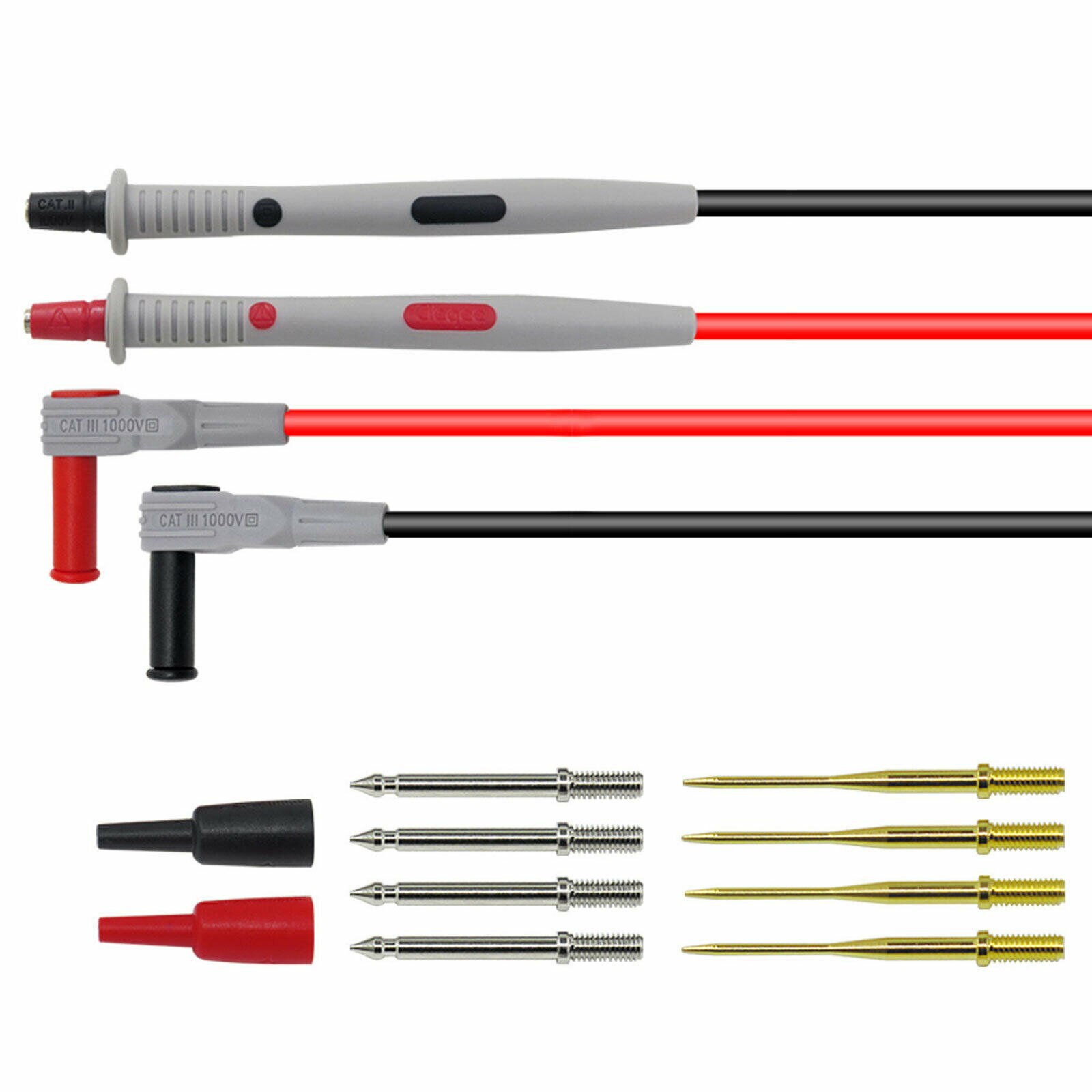 21 in 1 Multimeter Test Lead Kit for Fluke Electrical Alligator Clip Test Probe