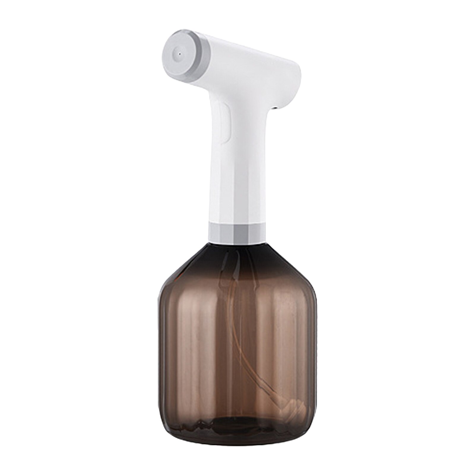Botella de Spray eléctrica de 900ml para jardinería, regadera automática con temporizador recargable por USB, rociador de jardín con boquilla ajustable: Brown