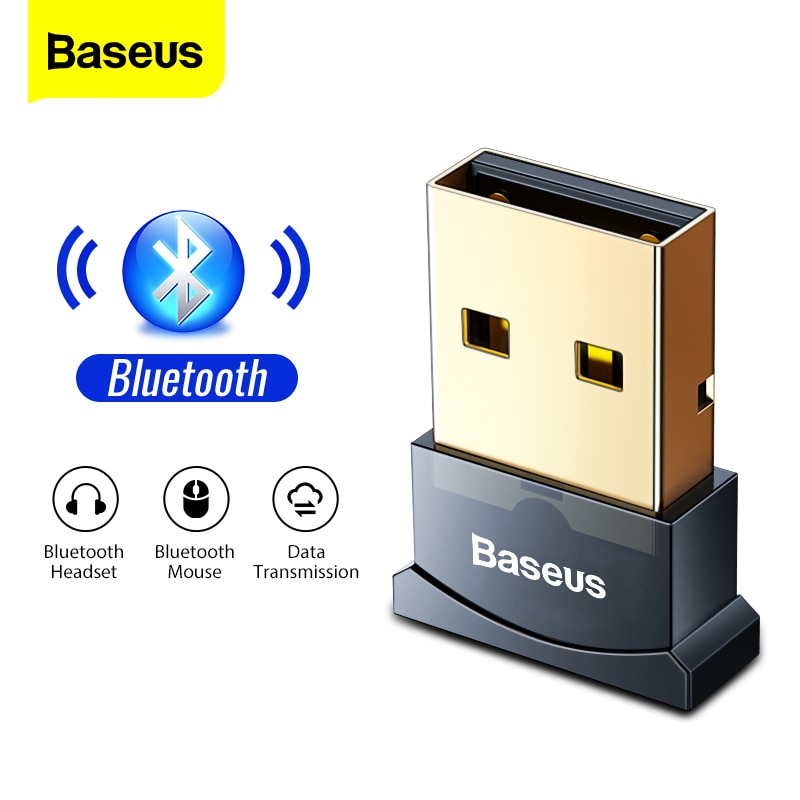 Baseus USB Bluetooth Adapter Dongle Für PC Computer Drahtlose Maus Tastatur Aux Audio Bluetooth Empfänger Sender