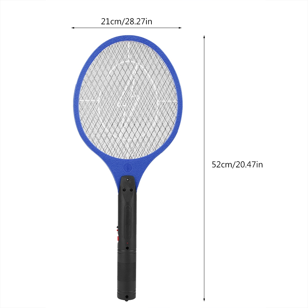 Mosquito elétrico Swatter, Sem fio recarregável Fly Swatter, Bug Racket, Insetos assassino: Azul